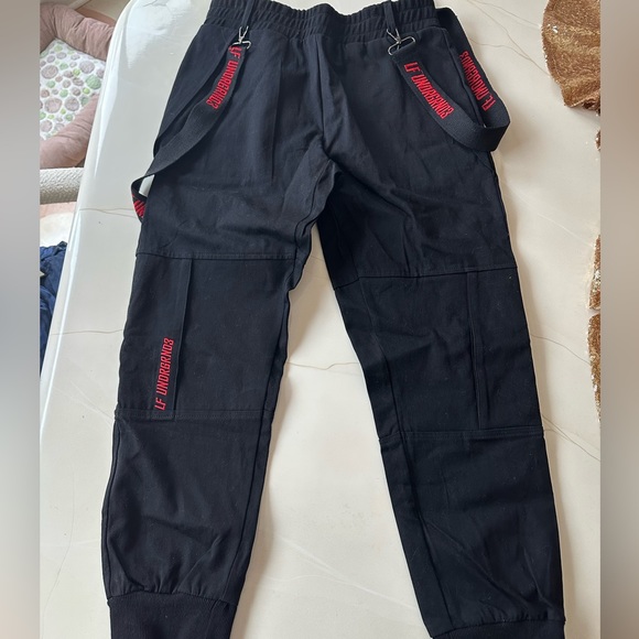 LF Brand Black Cargo Pants - Picture 1 of 6